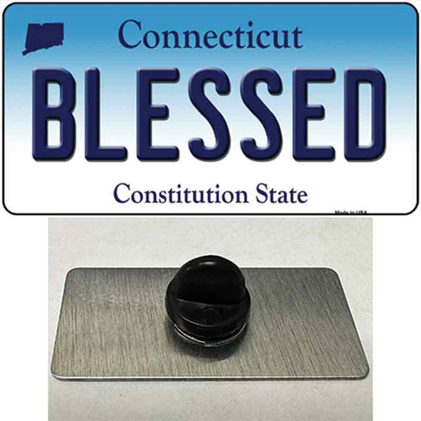 Blessed Connecticut Wholesale Novelty Metal Hat Pin