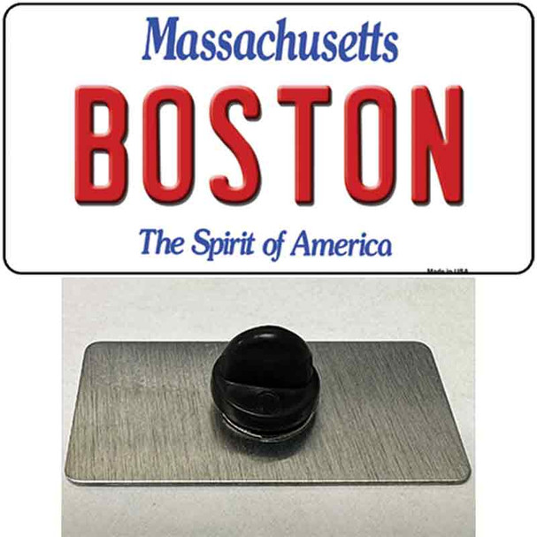 Boston Massachusetts Wholesale Novelty Metal Hat Pin