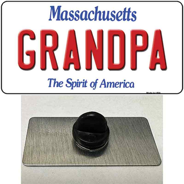Grandpa Massachusetts Wholesale Novelty Metal Hat Pin