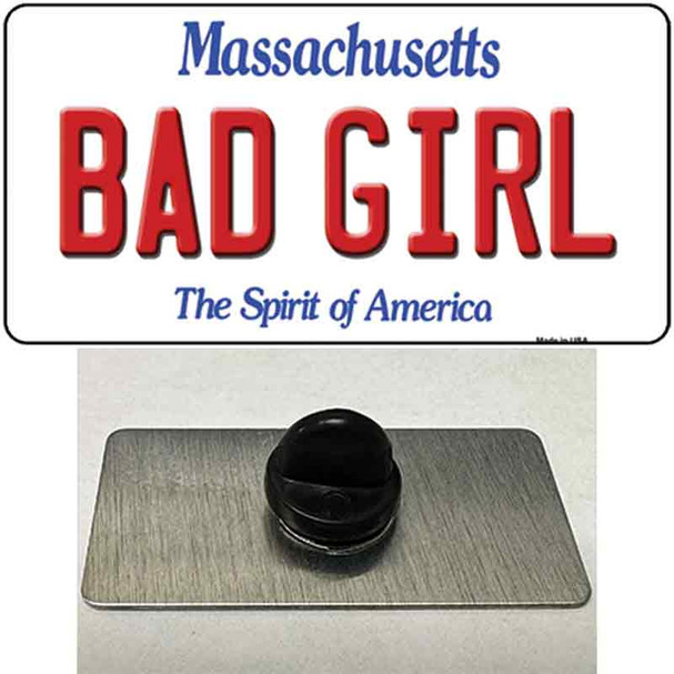 Bad Girl Massachusetts Wholesale Novelty Metal Hat Pin