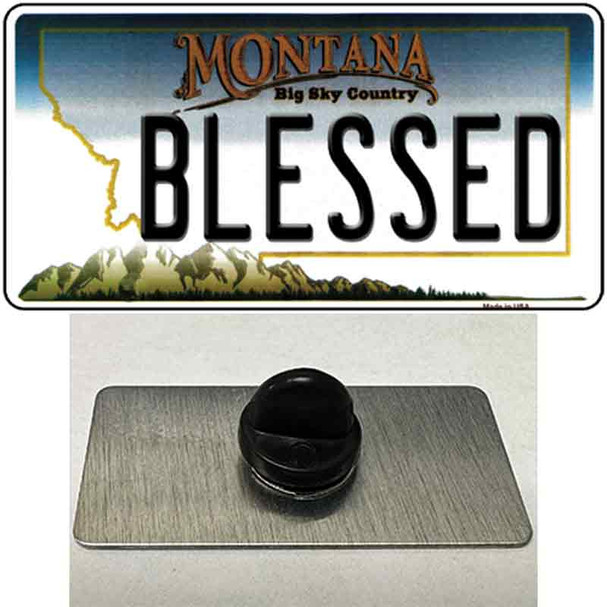Blessed Montana State Wholesale Novelty Metal Hat Pin