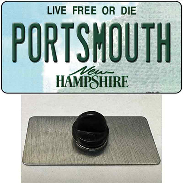 Portsmouth New Hampshire State Wholesale Novelty Metal Hat Pin