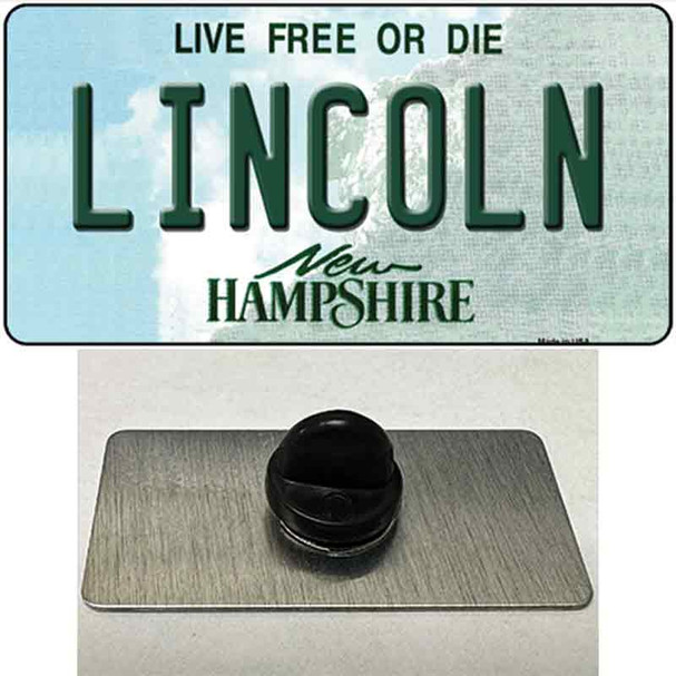 Lincoln New Hampshire State Wholesale Novelty Metal Hat Pin