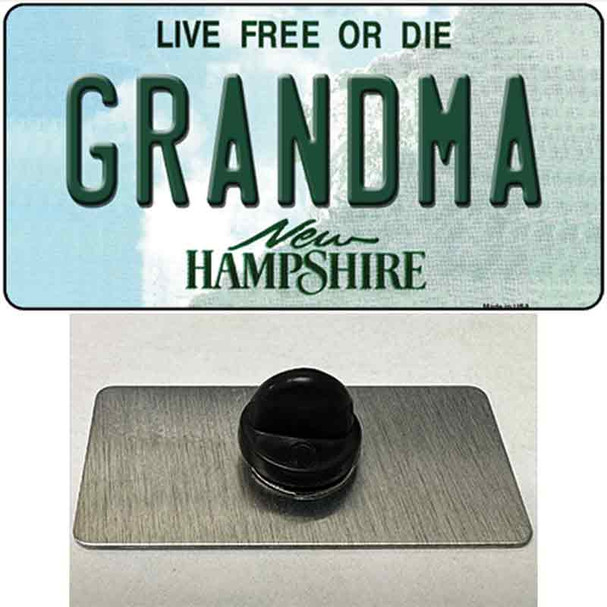 Grandma New Hampshire State Wholesale Novelty Metal Hat Pin