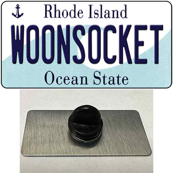 Woonsocket Rhode Island State Wholesale Novelty Metal Hat Pin