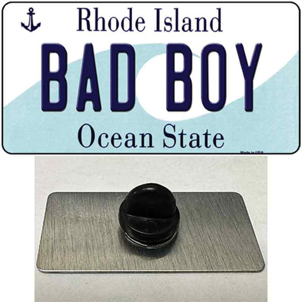Bad Boy Rhode Island State Wholesale Novelty Metal Hat Pin