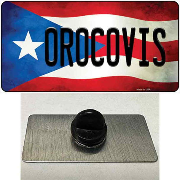 Orocovis Puerto Rico Flag Wholesale Novelty Metal Hat Pin