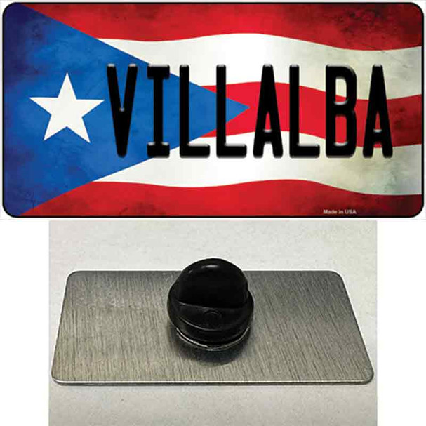 Villalba Puerto Rico Flag Wholesale Novelty Metal Hat Pin