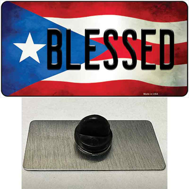 Blessed Puerto Rico Flag Wholesale Novelty Metal Hat Pin