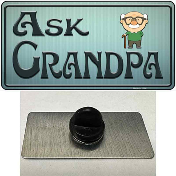 Ask Grandpa Wholesale Novelty Metal Hat Pin