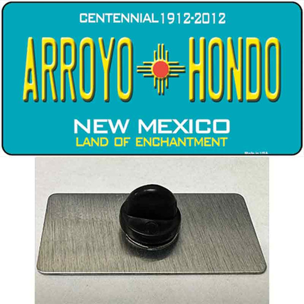 Arroyo Hondo Teal New Mexico Wholesale Novelty Metal Hat Pin