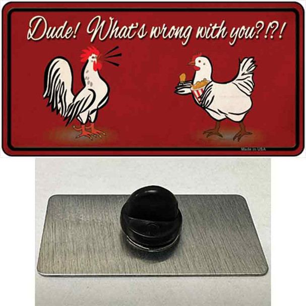Dude Whats Wrong With You Wholesale Novelty Metal Hat Pin