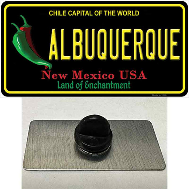 Albuquerque New Mexico Black State Wholesale Novelty Metal Hat Pin