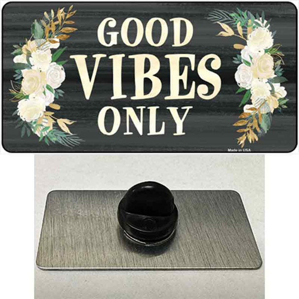 Good Vibes Only Wholesale Novelty Metal Hat Pin