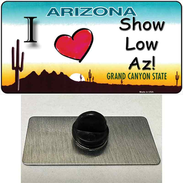 I Love Show Low AZ Wholesale Novelty Metal Hat Pin