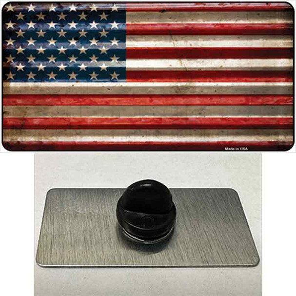 American Flag Corrugated Wholesale Novelty Metal Hat Pin