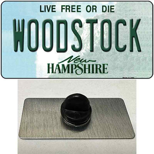 Woodstock New Hampshire Wholesale Novelty Metal Hat Pin