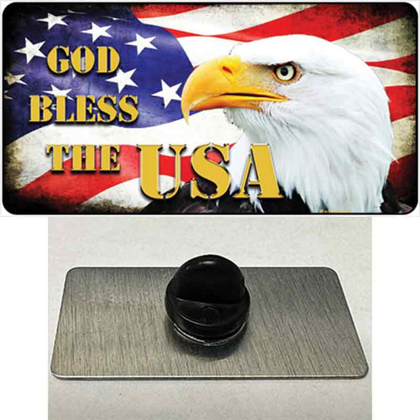 God Bless The USA Wholesale Novelty Metal Hat Pin