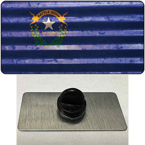 Nevada Corrugated Flag Wholesale Novelty Metal Hat Pin