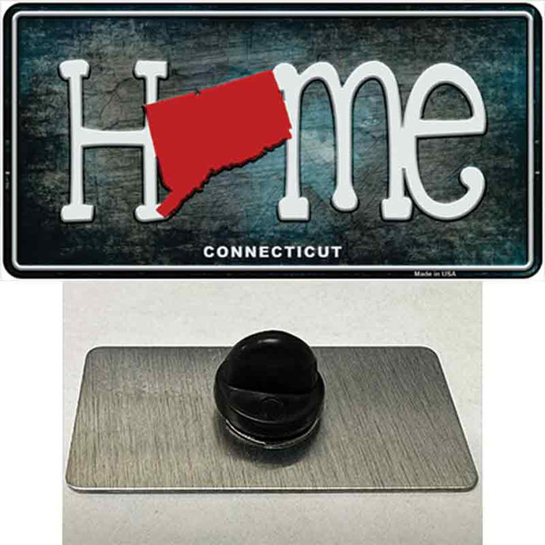 Connecticut Home State Outline Wholesale Novelty Metal Hat Pin