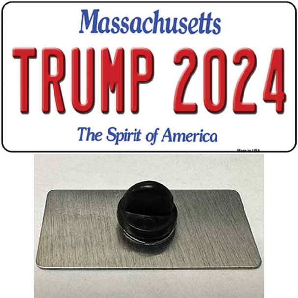 Trump 2024 Massachusetts Wholesale Novelty Metal Hat Pin