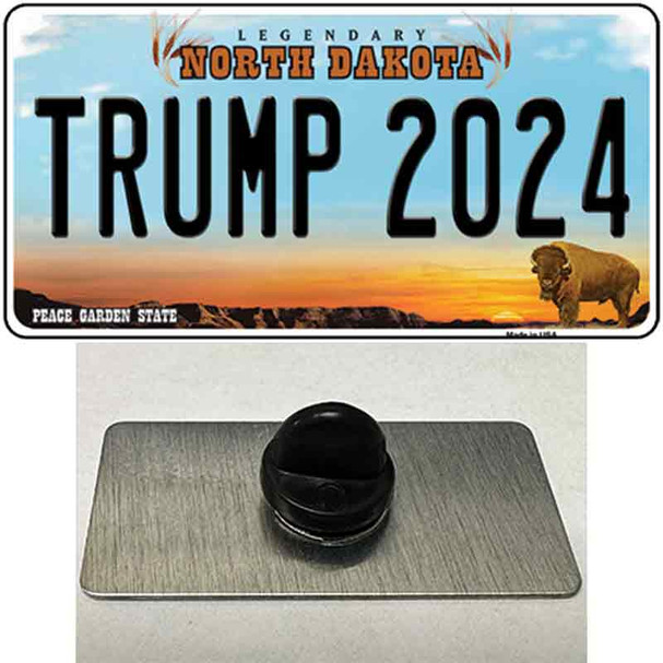 Trump 2024 North Dakota Wholesale Novelty Metal Hat Pin