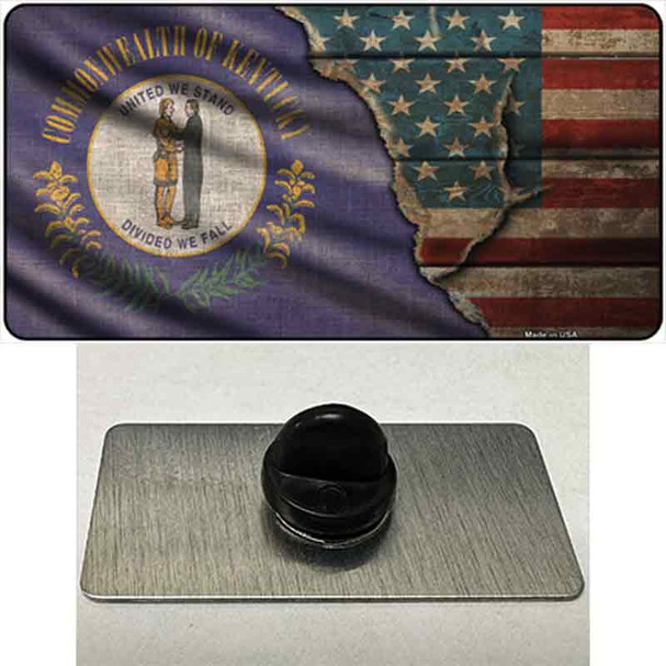 Kentucky/American Flag Wholesale Novelty Metal Hat Pin