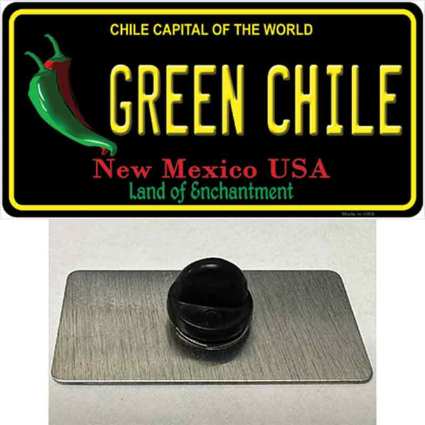 Green Chile New Mexico Black Wholesale Novelty Metal Hat Pin