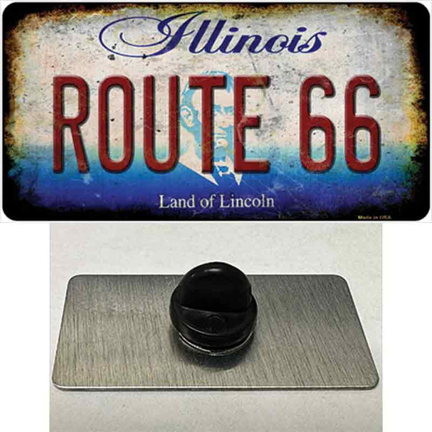 Route 66 Illinois Rusty Wholesale Novelty Metal Hat Pin