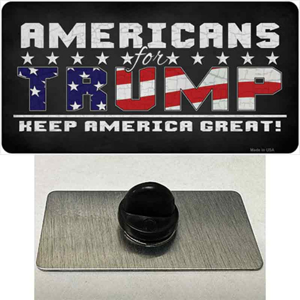 Americans For Trump Wholesale Novelty Metal Hat Pin