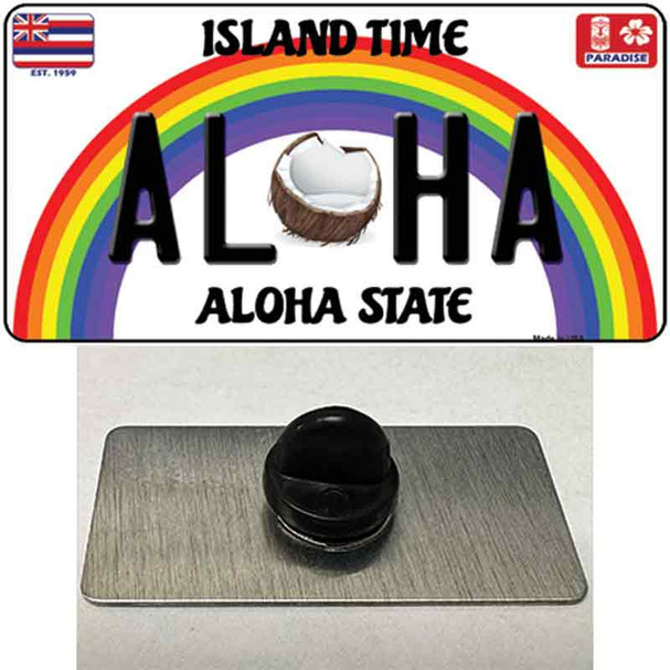 Aloha Coconut Hawaii Wholesale Novelty Metal Hat Pin