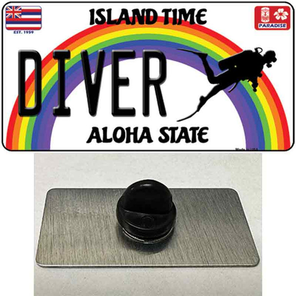 Diver Hawaii Wholesale Novelty Metal Hat Pin