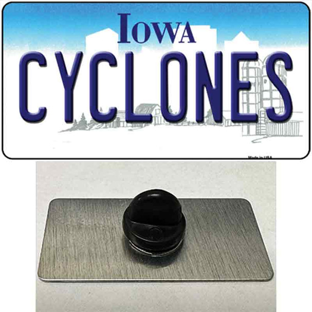 Cyclones Wholesale Novelty Metal Hat Pin Tag