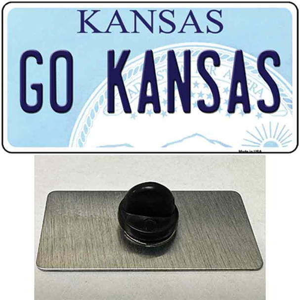 Go Kansas Wholesale Novelty Metal Hat Pin Tag