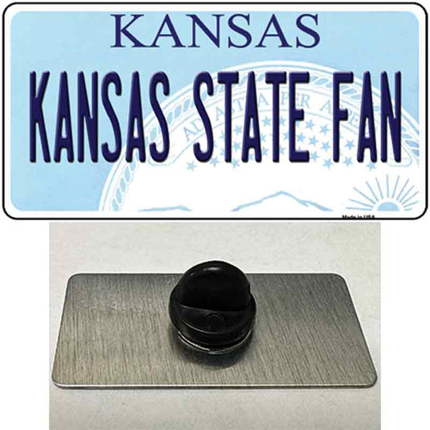 Kansas State Fan Wholesale Novelty Metal Hat Pin Tag