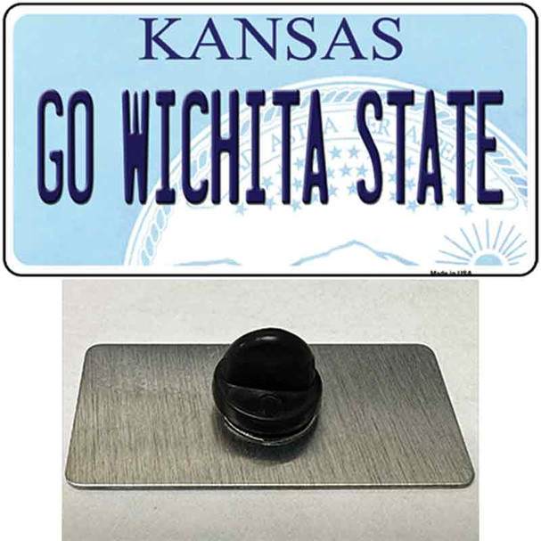 Go Wichita State Wholesale Novelty Metal Hat Pin Tag