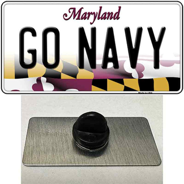 Go Navy Wholesale Novelty Metal Hat Pin Tag