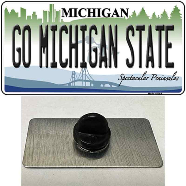 Go Michigan State Wholesale Novelty Metal Hat Pin