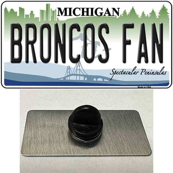 Broncos Fan Michigan Wholesale Novelty Metal Hat Pin