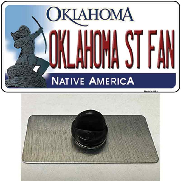 Oklahoma State Fan Wholesale Novelty Metal Hat Pin
