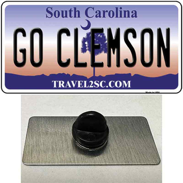 Go Clemson Wholesale Novelty Metal Hat Pin