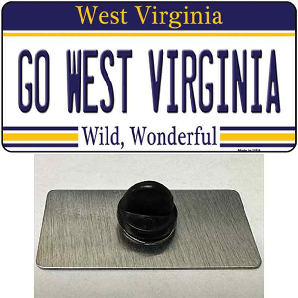 Go West Virginia Wholesale Novelty Metal Hat Pin
