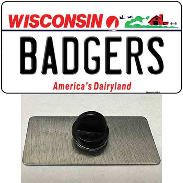 Badgers Wholesale Novelty Metal Hat Pin