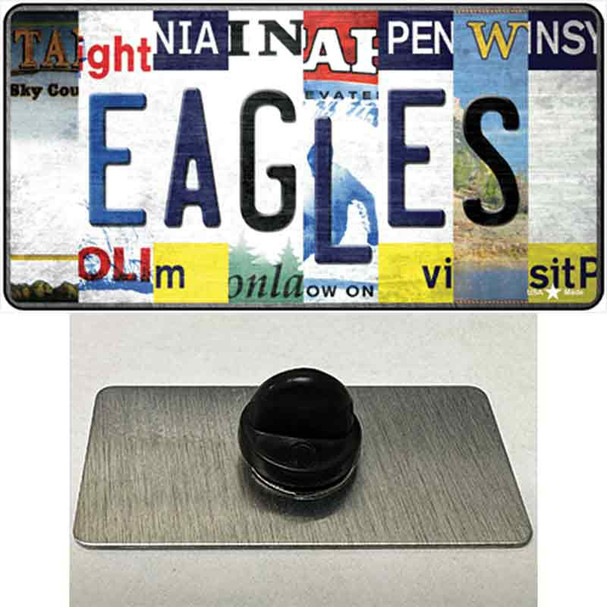 Eagles Strip Art Wholesale Novelty Metal Hat Pin Tag