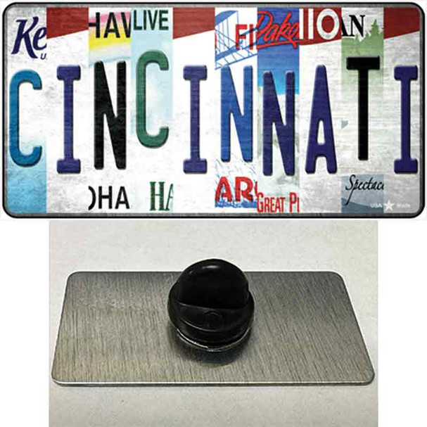 Cincinnati Strip Art Wholesale Novelty Metal Hat Pin Tag