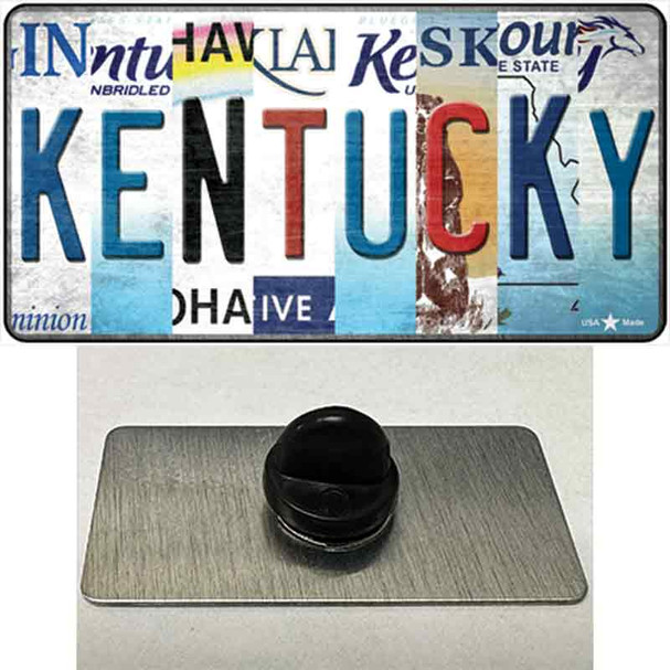 Kentucky Strip Art Wholesale Novelty Metal Hat Pin Tag