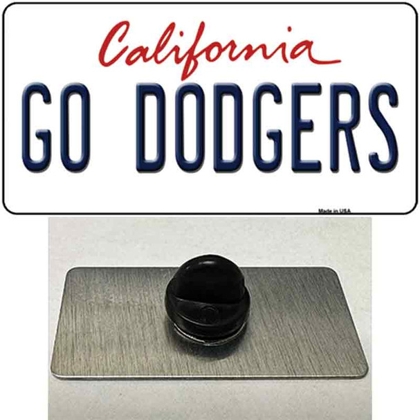 Go Dodgers Wholesale Novelty Metal Hat Pin Tag
