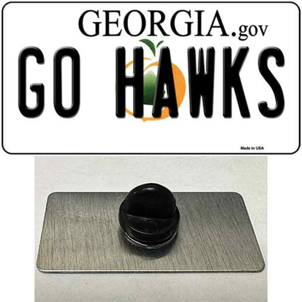 Go Hawks Wholesale Novelty Metal Hat Pin Tag