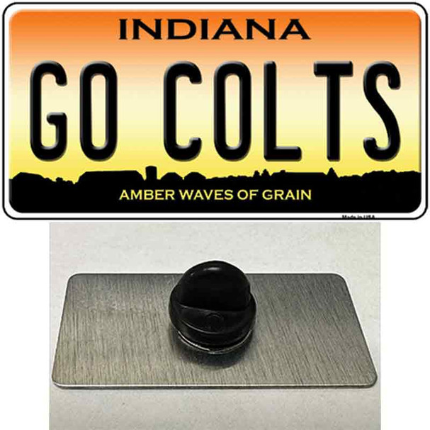 Go Colts Wholesale Novelty Metal Hat Pin Tag
