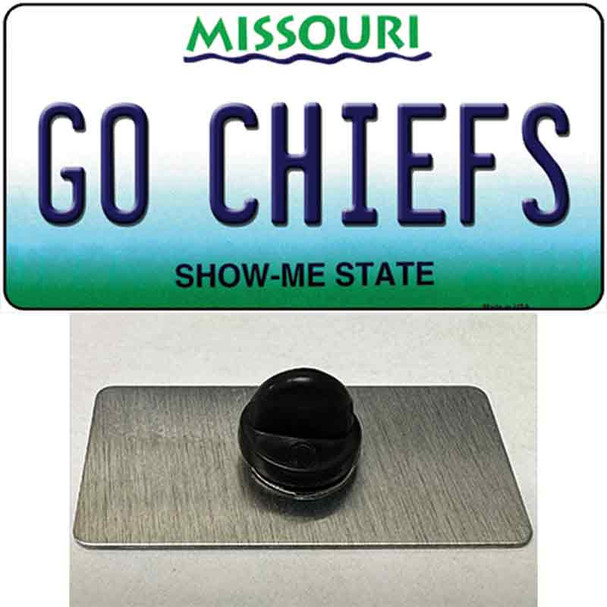 Go Chiefs Wholesale Novelty Metal Hat Pin Tag
